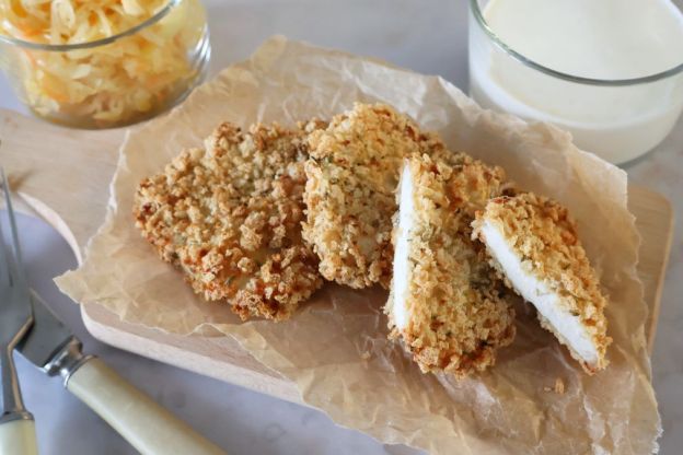 kurczak w panko - podanie