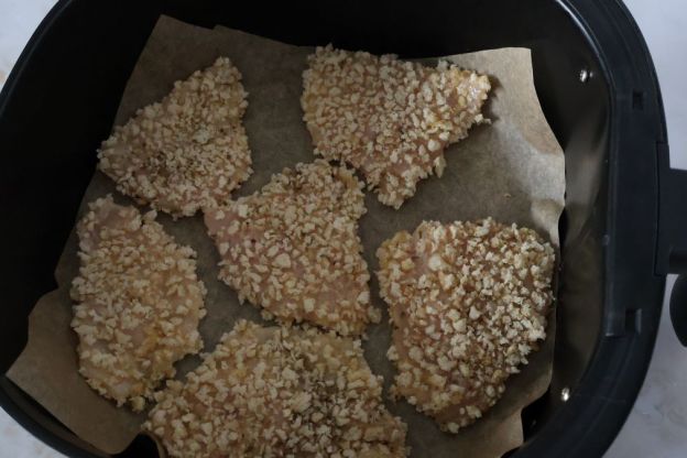 kurczak w panko - smażenie