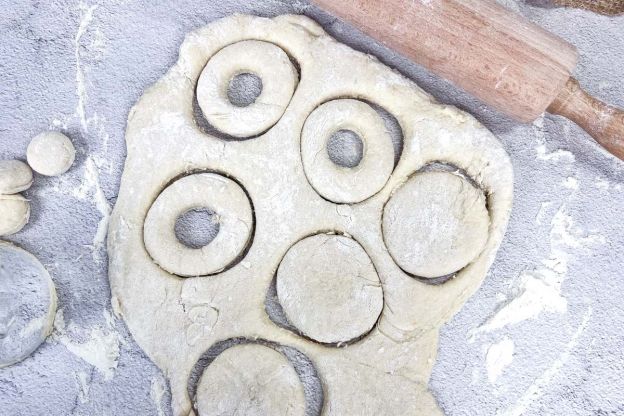 oponki serowe- formowanie