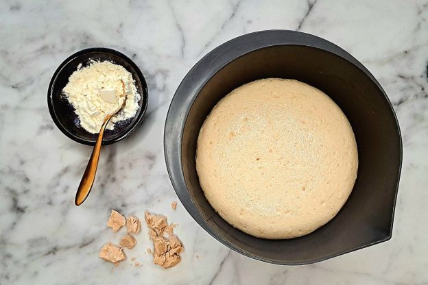 pączki z ziemniakami - zaczyn