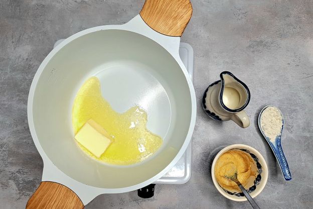 sos musztardowy - zasmażka