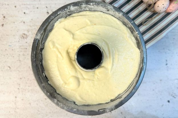 babka z białek - pieczenie