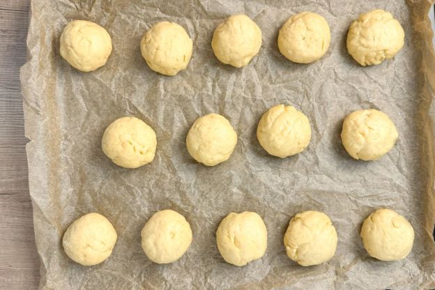 pączki z piekarnika - formowanie