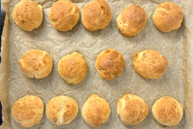 pączki z piekarnika - pieczenie