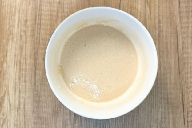 pączki z piekarnika - zaczyn