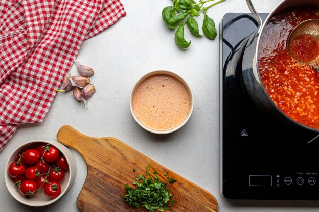 zupa pomidorowa z ryżem - dodatki