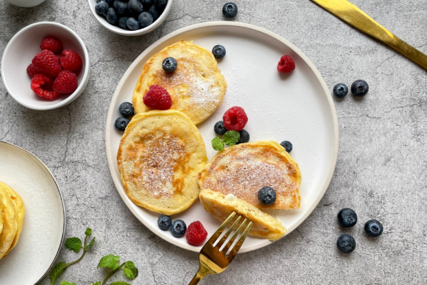 placki z serka wiejskiego