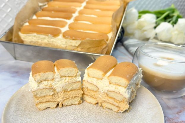 ciasto leniwiec - podanie