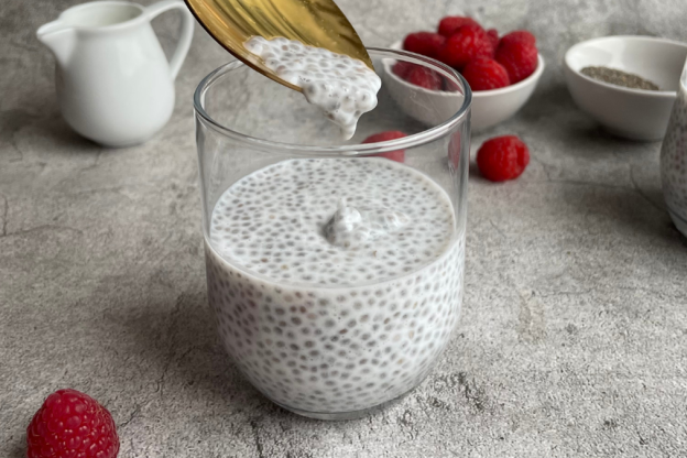 pudding chia - namoczone chia