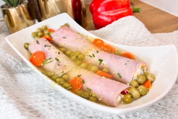 roladki z szynki w galarecie