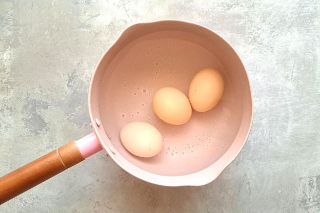 tort sałatkowy - jajka na twardo