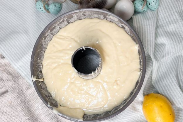 babka cytrynowa - pieczenie