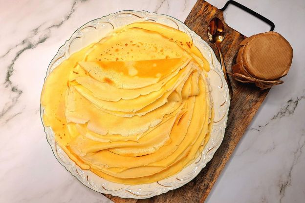 ciasto na naleśniki - podanie naleśników