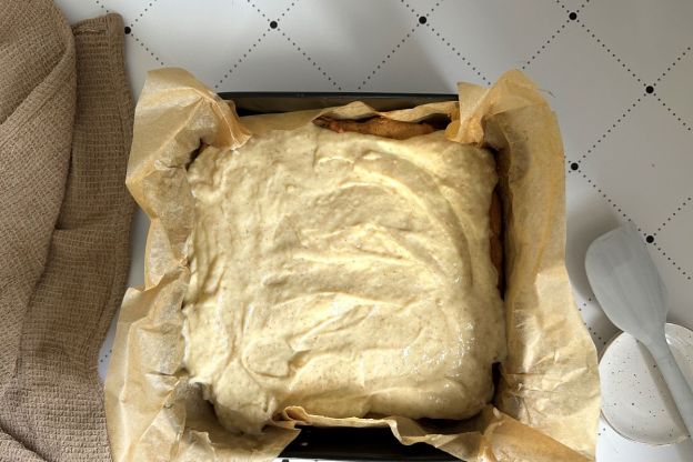 fit karpatka - składanie ciasta