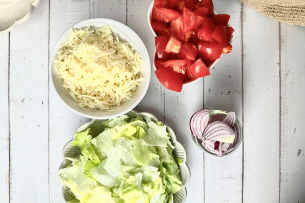 kapsalon - przygotowanie dodatków