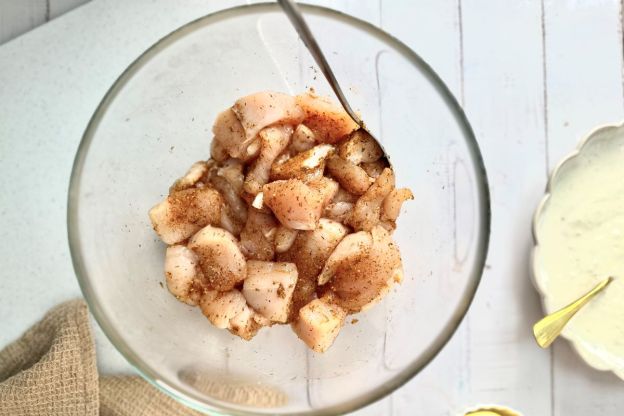 kapsalon - przygotowanie kurczaka