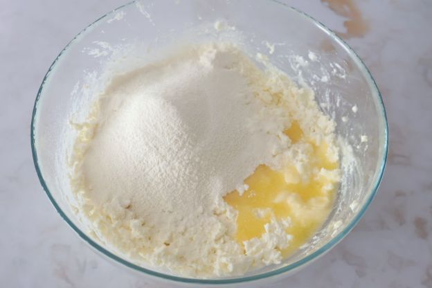 kluski leniwe na słodko - masa