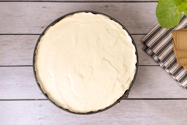 sernik z białą czekoladą - pieczenie