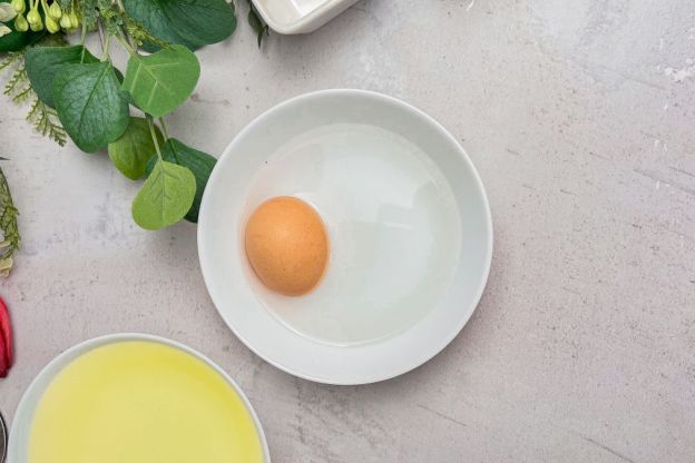 domowy majonez - sparzanie jajka