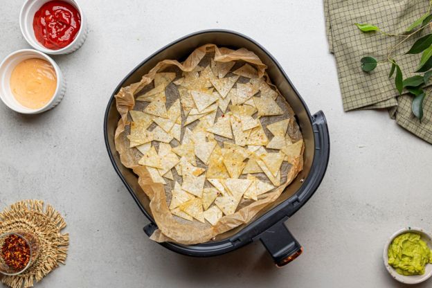 chipsy z tortilli - pieczenie