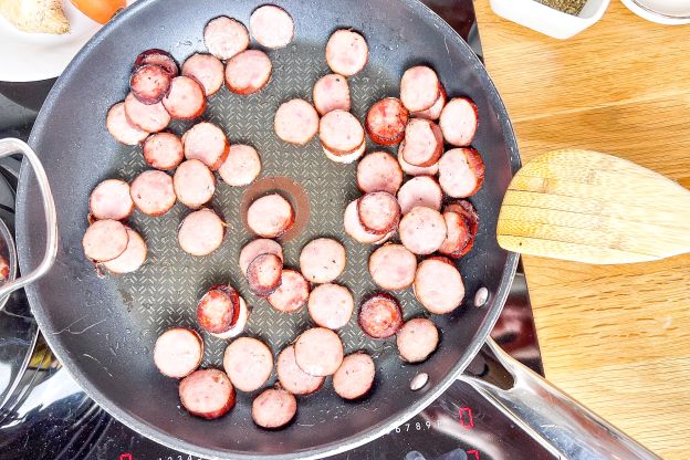 Kiełbasa wiejska przesmażona