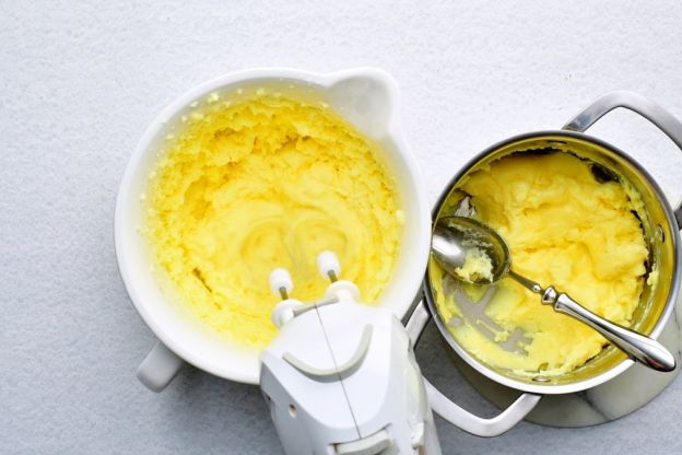 krem budyniowy - miksowanie