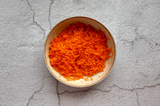 omlet marchewkowy - starta marchew