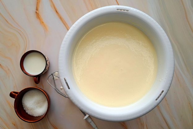 sernik z rosą - masa serowa