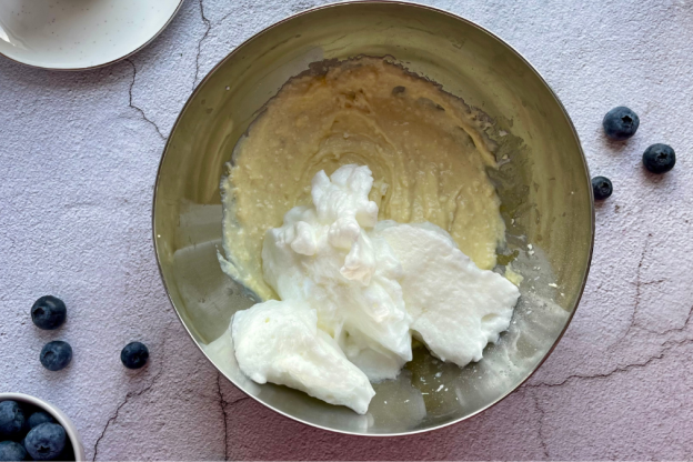 twarogowe pancakes bez cukru - masa twarogowa z białkami