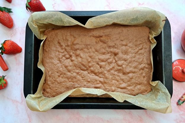 ciasto cuszima - biszkopt kakaowy