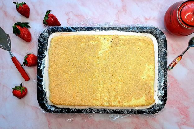 ciasto cuszima - krem śmietanowy