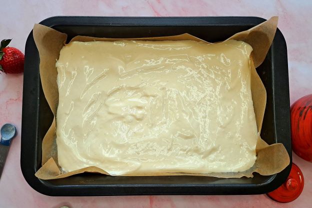 ciasto cuszima - pieczenie biszkoptu