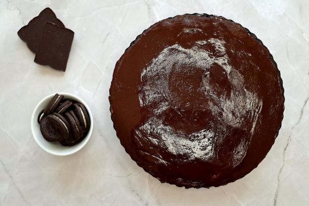 tarta oreo - krem czekoladowy