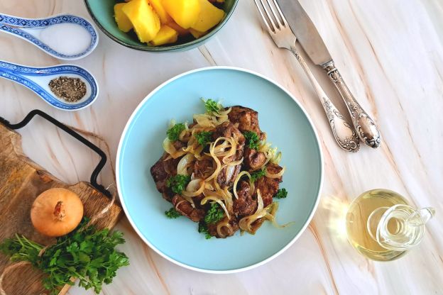 wątróbka drobiowa - podanie