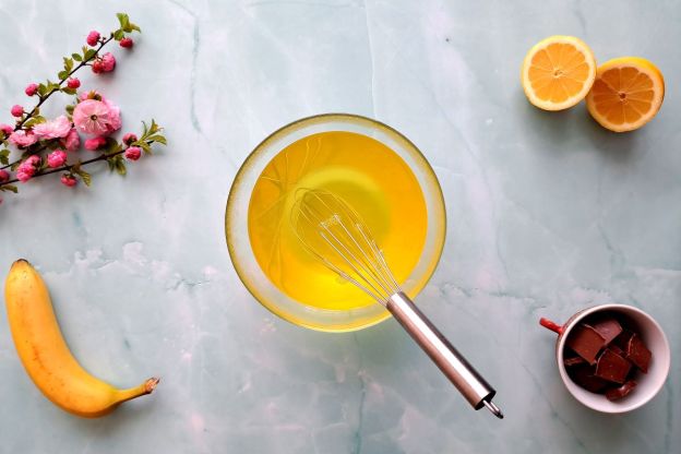 ciasto jamajka - rozpuszczanie galaretki