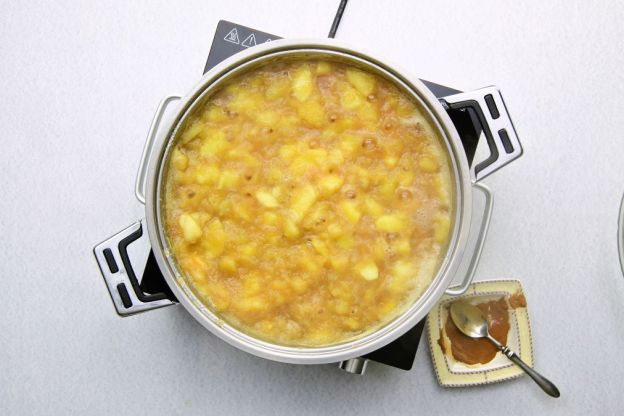 mus jabłkowy - gotowanie