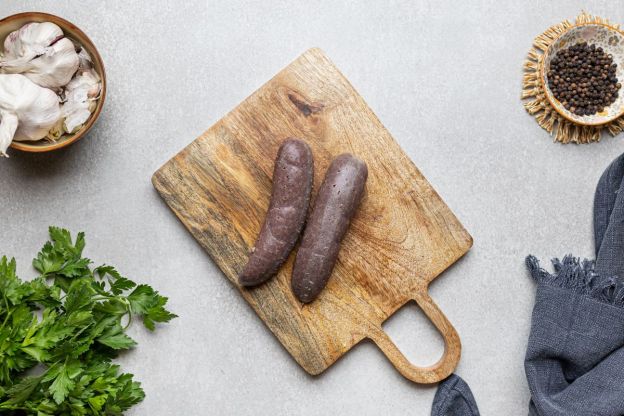 kaszanka z patelni nakłuta