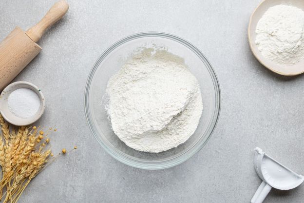 ciasto na pierogi - suche składniki