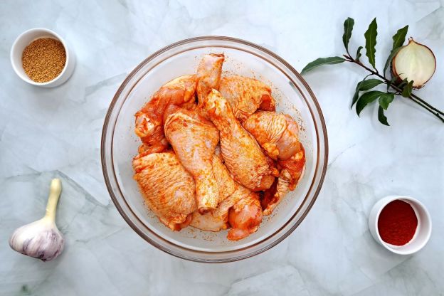 kurczak pieczony w słoiku - marynowanie kurczaka