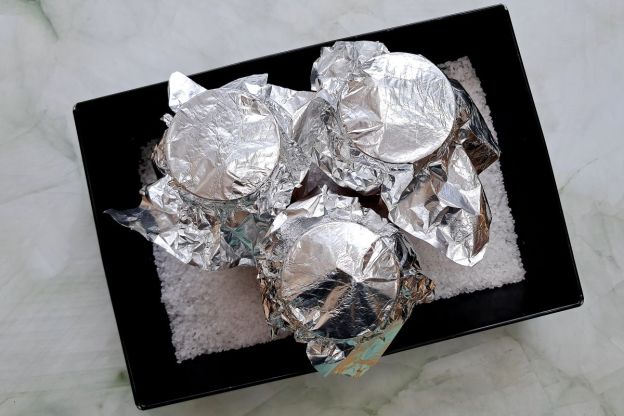 kurczak pieczony w słoiku - pieczenie