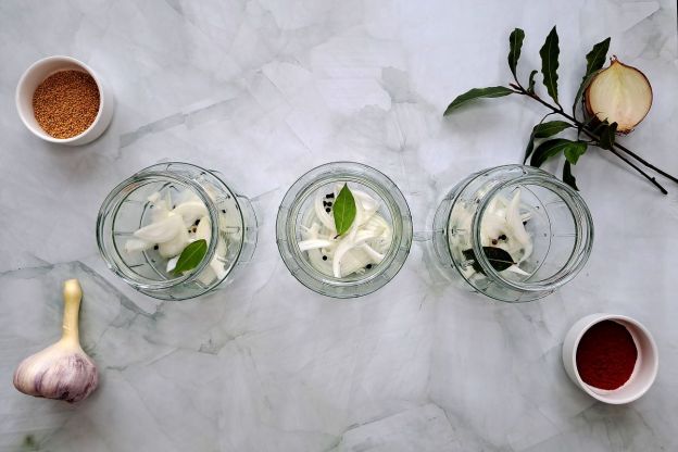 kurczak pieczony w słoiku - przygotowanie słoików