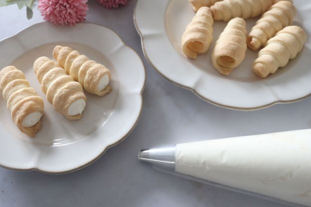 rurki z kremem - wypełnianie rurek kremem