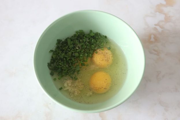 muffinki jajeczne - masa jajeczna