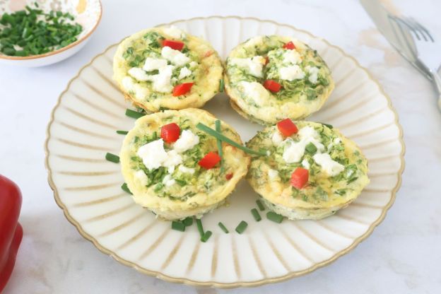 muffinki jajeczne - podanie