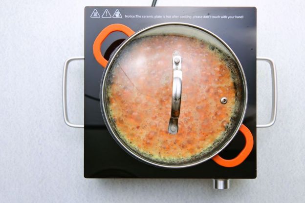 pasztet z soczewicy - gotowanie