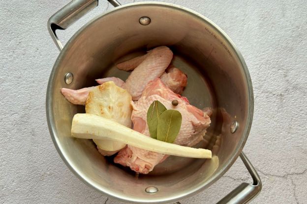 barszcz ukraiński przepis babci - składniki na wywar