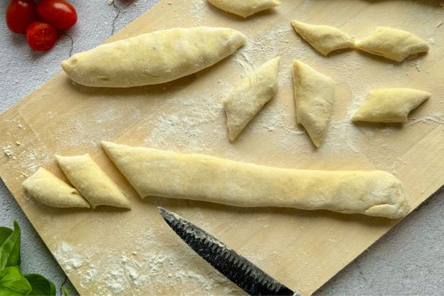 kopytka - formowanie