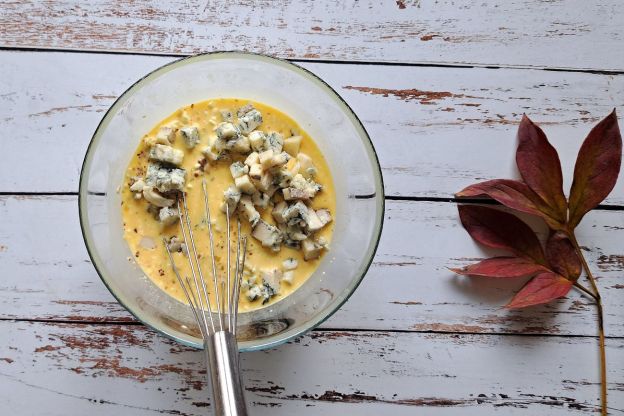 tarta z gruszkami i gorgonzolą - farsz