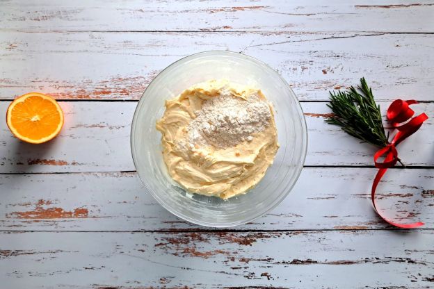 ciasteczka sernikowe - mieszanie masy