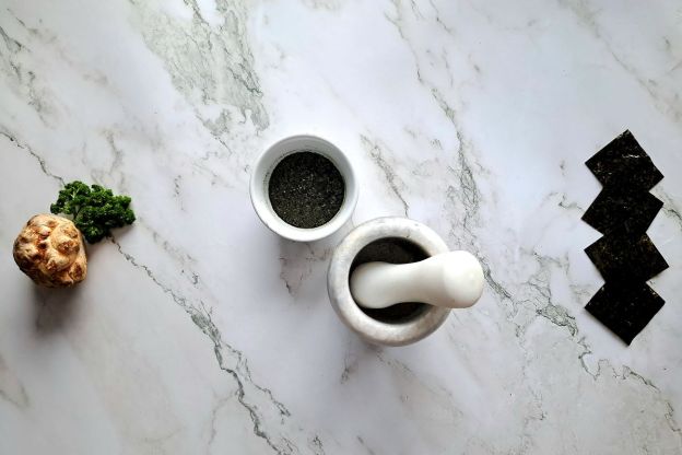 seleryba po grecku - mielenie nori